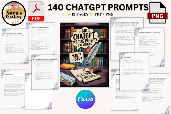 140 ChatGPT Writing Prompts Authors: A Strategic Resource for Creative Professionals