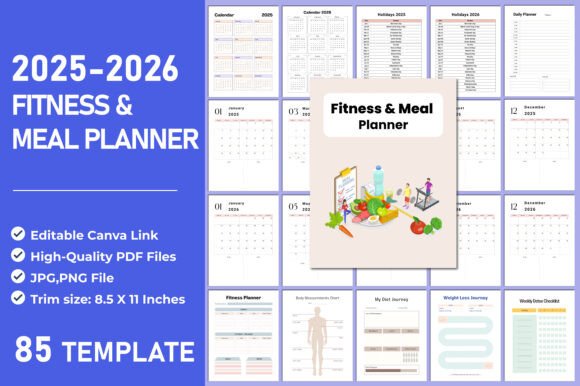 2025-2026 Fitness Meal Planner: A Comprehensive Guide to Staying on Track