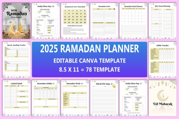 2025 Ramadan Planner Interior