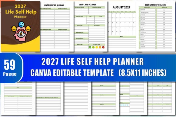2027 Life Self Help Planner: A Comprehensive Tool for Personal and Professional Growth
