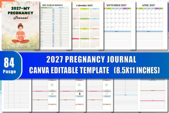 2027 My Pregnancy Journal: A Comprehensive Guide for Expectant Mothers