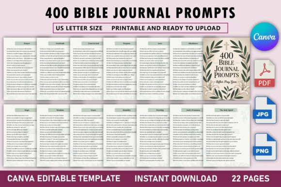 Deepen Your Faith with 400 Bible Journal Prompts