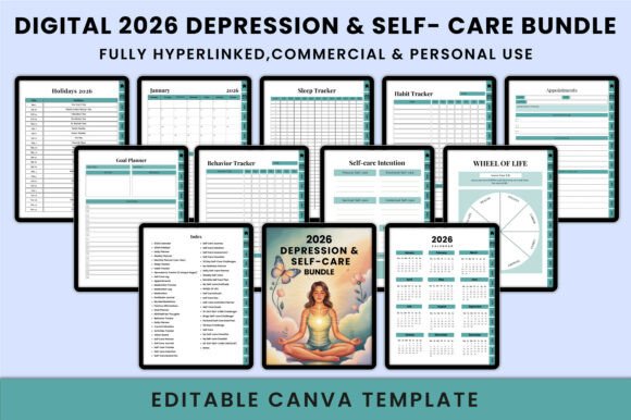 Digital 2026 Depression Self-Care Kdp