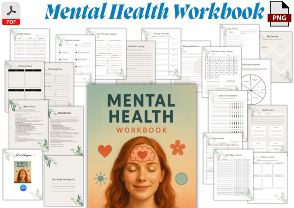 Discover the Power of the Mental Health Workbook Canva Template
