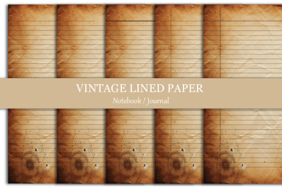 Lined Paper, Vintage Pages, Junk Journal: A Timeless Tool for Creativity and Organization
