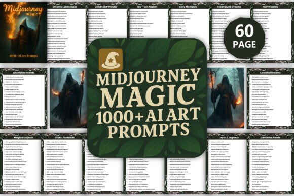 Midjourney Magic 1000 AI Art Prompts: Your Ultimate Visual Imagination Guide